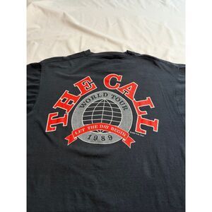 Vintage 1989 Single Stitch The Call Let the Day Begin T-Shirt Size One Size